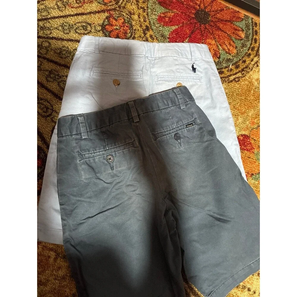 Polo Ralph Lauren Boys Size 8 Shorts Bundle 3pc Lot Great Condition